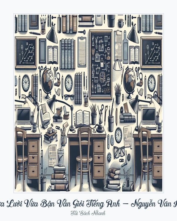 Bìa sách Vừa Lười Vừa Bận Vẫn Giỏi Tiếng Anh - Nguyễn Văn Hiệ