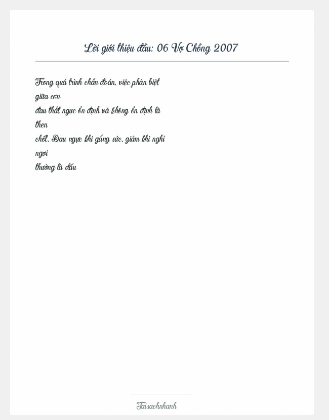 Trích đoạn 06 Vợ Chồng 2007