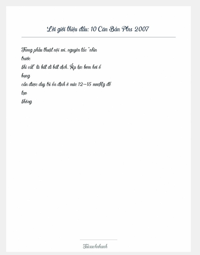 Trích đoạn 10 Căn Bản Ptns 2007