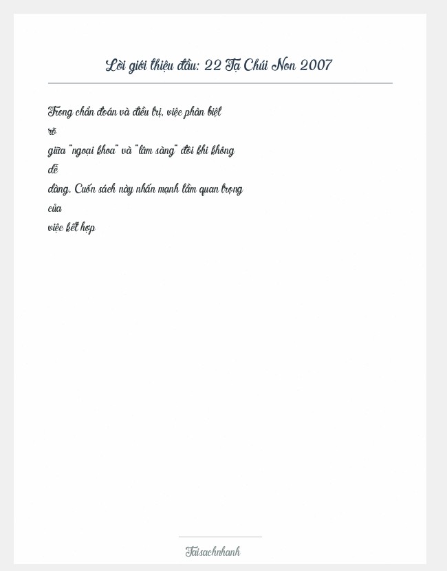 Trích đoạn 22 Tạ Chúi Non 2007