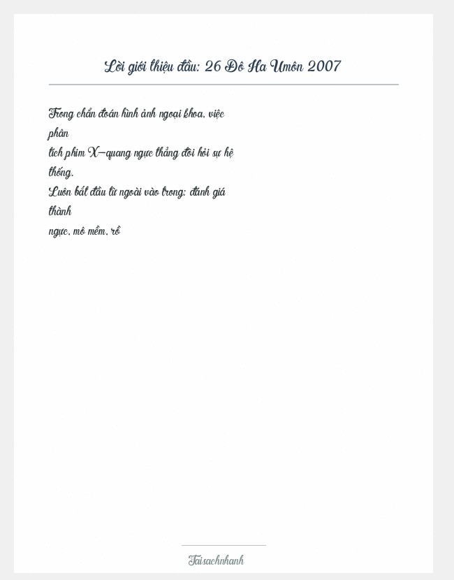 Trích đoạn 26 Đô Ha Umôn 2007