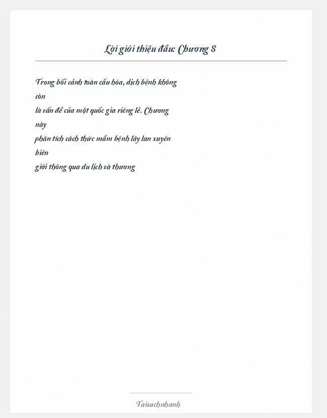 Trích đoạn Chương 8