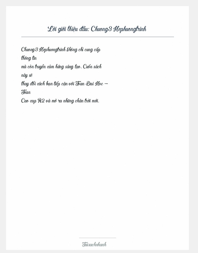 Trích đoạn Chuong3 Hephuongtrinh