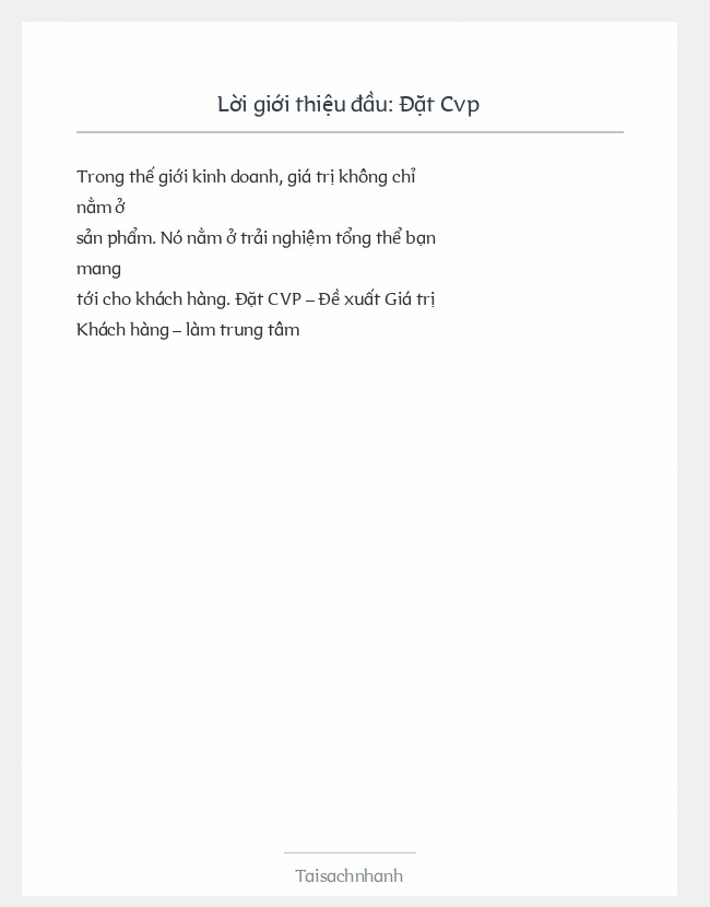 Trích đoạn Đặt Cvp