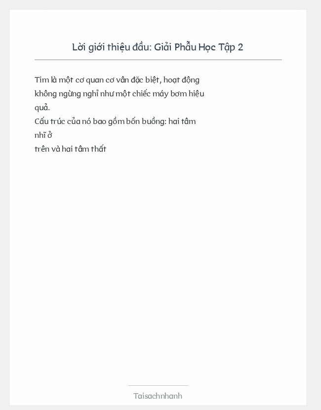 Trích đoạn Giải Phẫu Học Tập 2