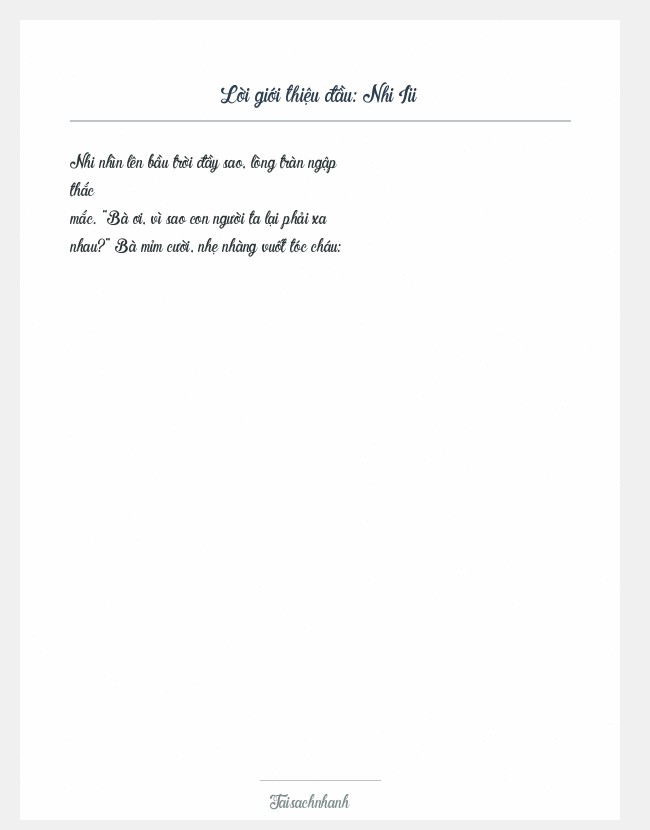 Trích đoạn Nhi Iii