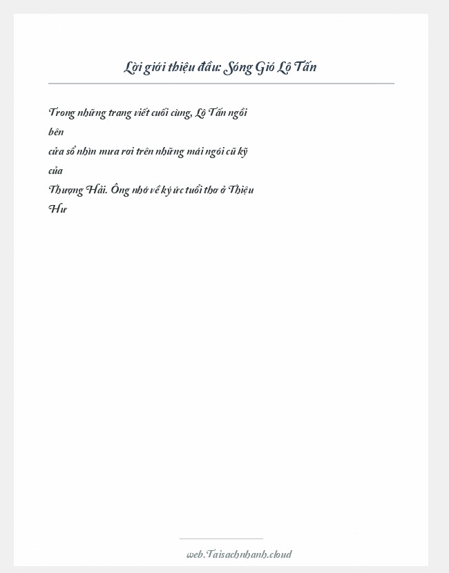Trích đoạn Sóng Gió Lô Tấn