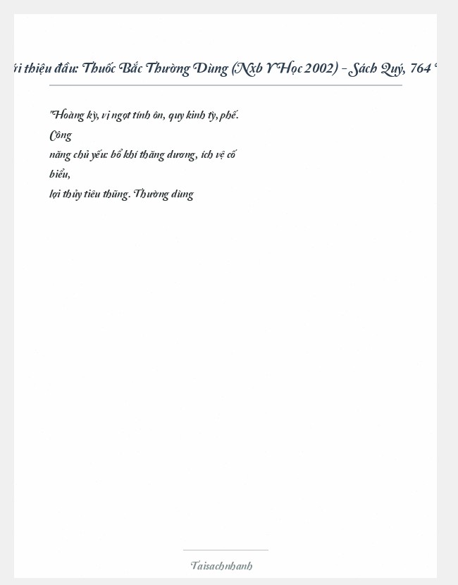 Trích đoạn Thuốc Bắc Thường Dùng (Nxb Y Học 2002) - Sách Quý, 764 Trang