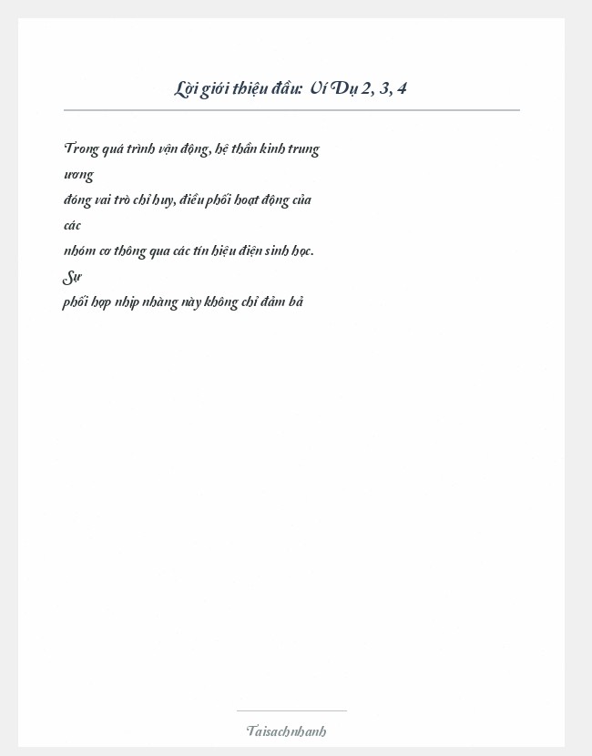 Trích đoạn Ví Dụ 2, 3, 4