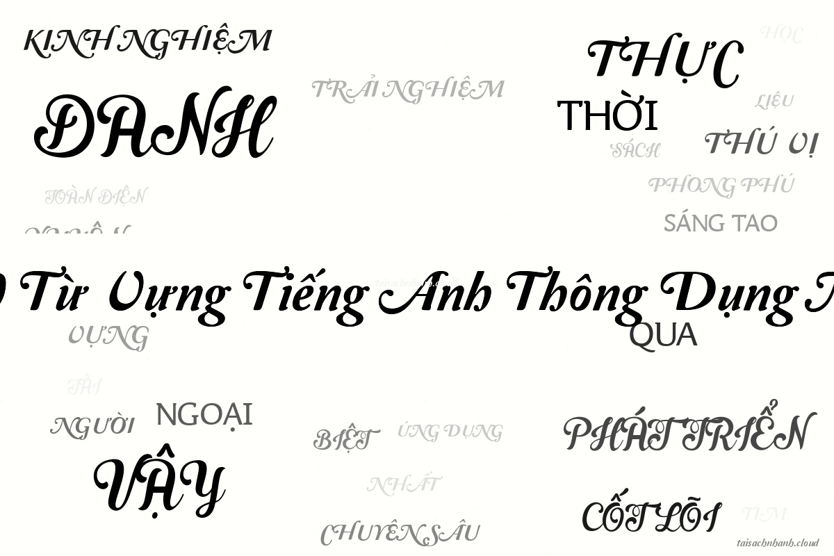 WordArt 3000 Từ Vựng Tiếng Anh Thông Dụng Nhất