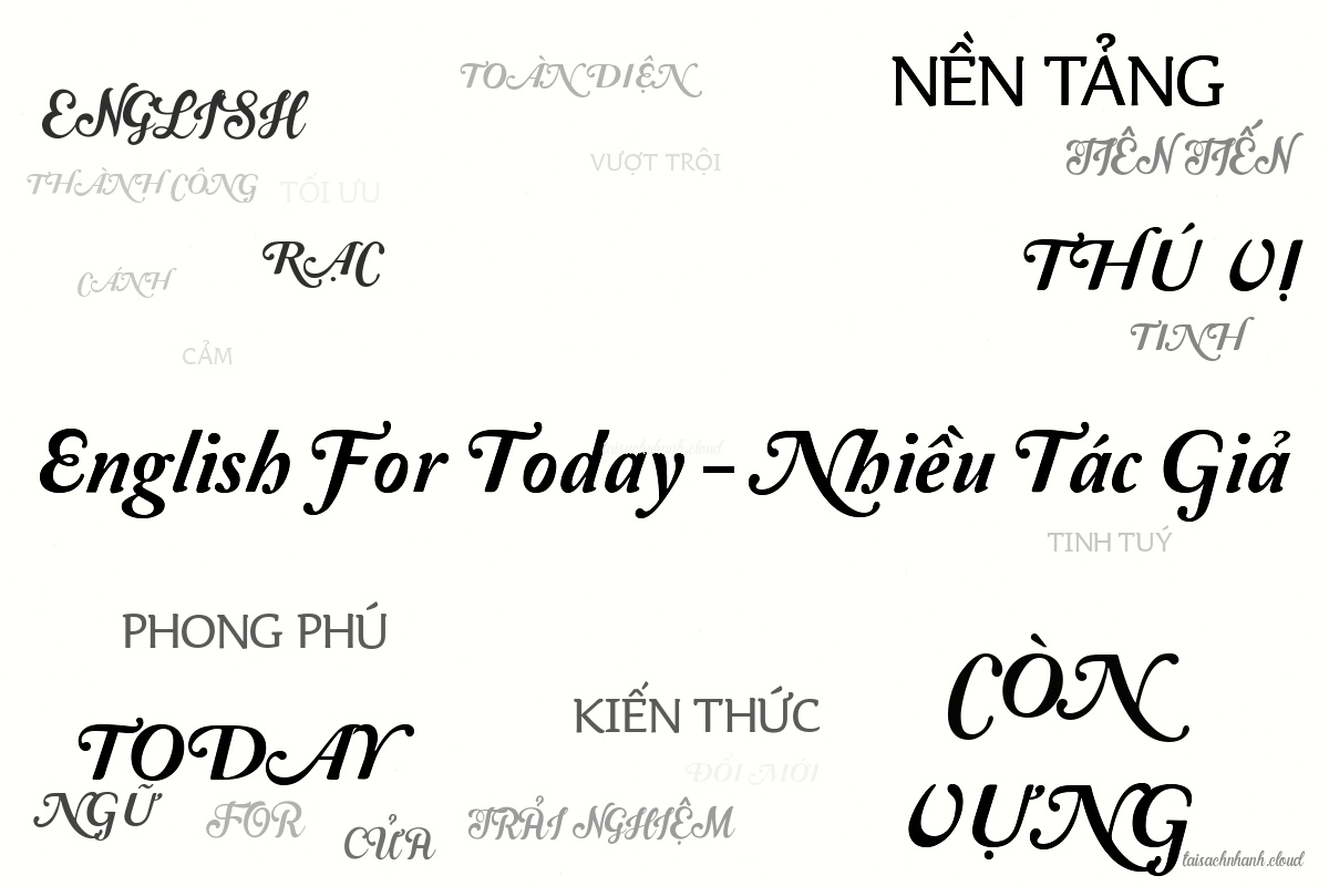 WordArt English For Today - Nhiều Tác Giả