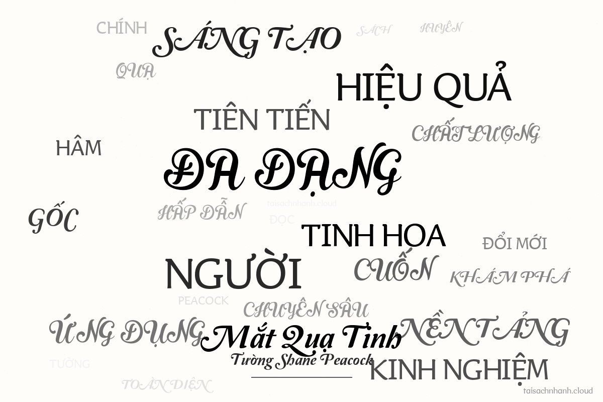 WordArt Mắt Quạ Tinh Tường Shane Peacock