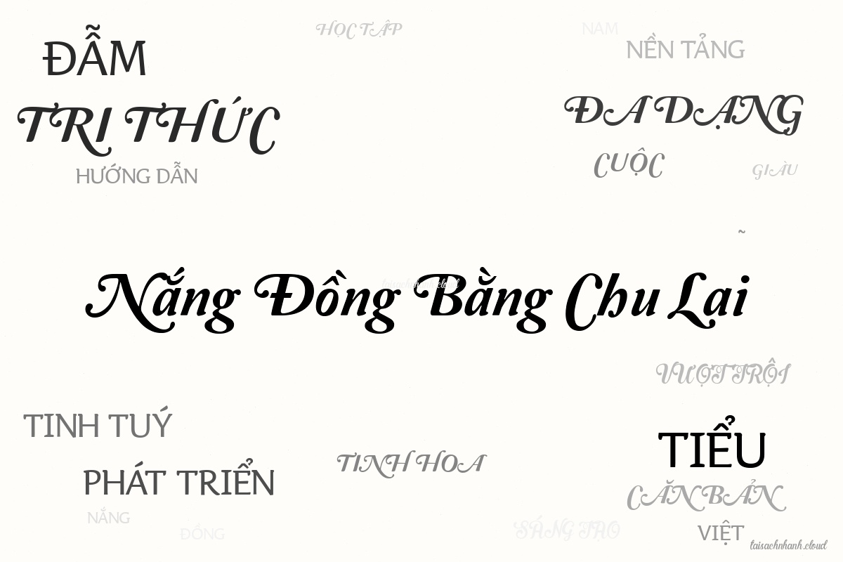 WordArt Nắng Đồng Bằng Chu Lai