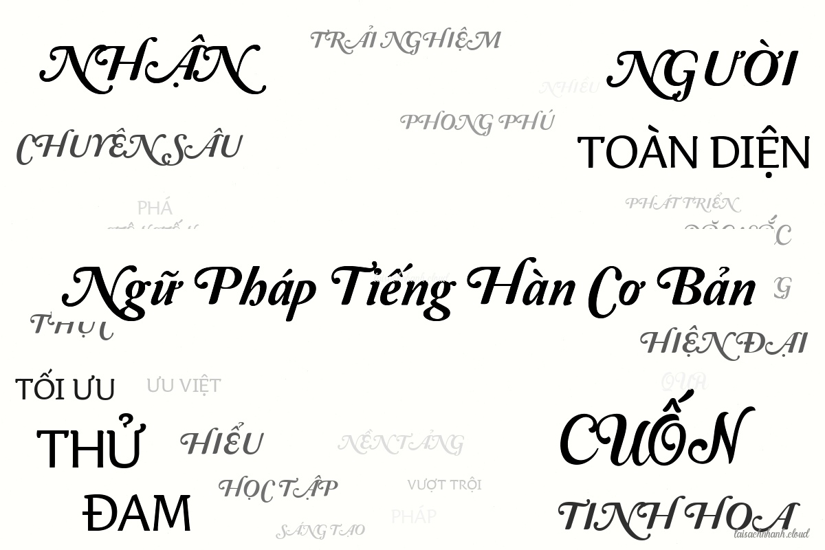 WordArt Ngữ Pháp Tiếng Hàn Cơ Bản
