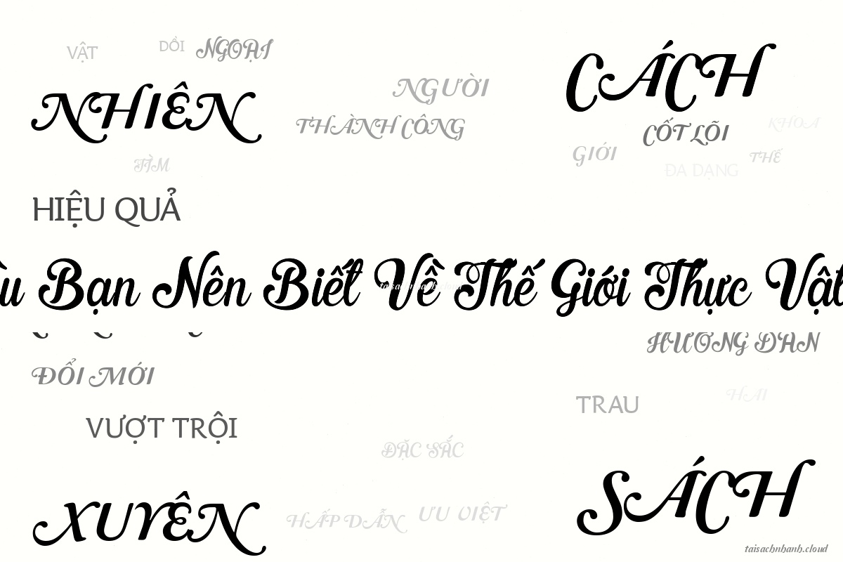 WordArt Những Điều Bạn Nên Biết Về Thế Giới Thực Vật Khoa Học