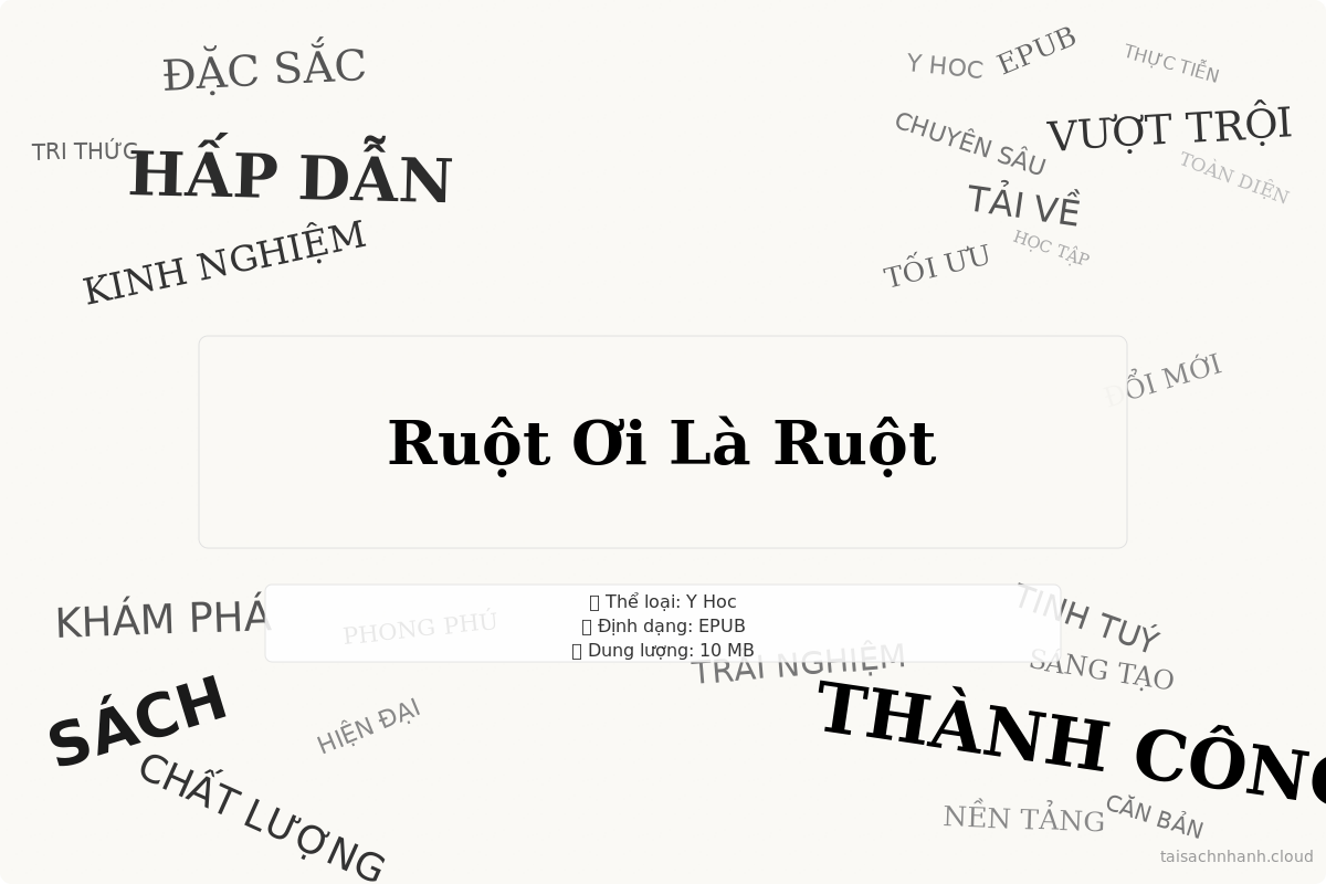 WordArt Ruột Ơi Là Ruột - Giulia Enders