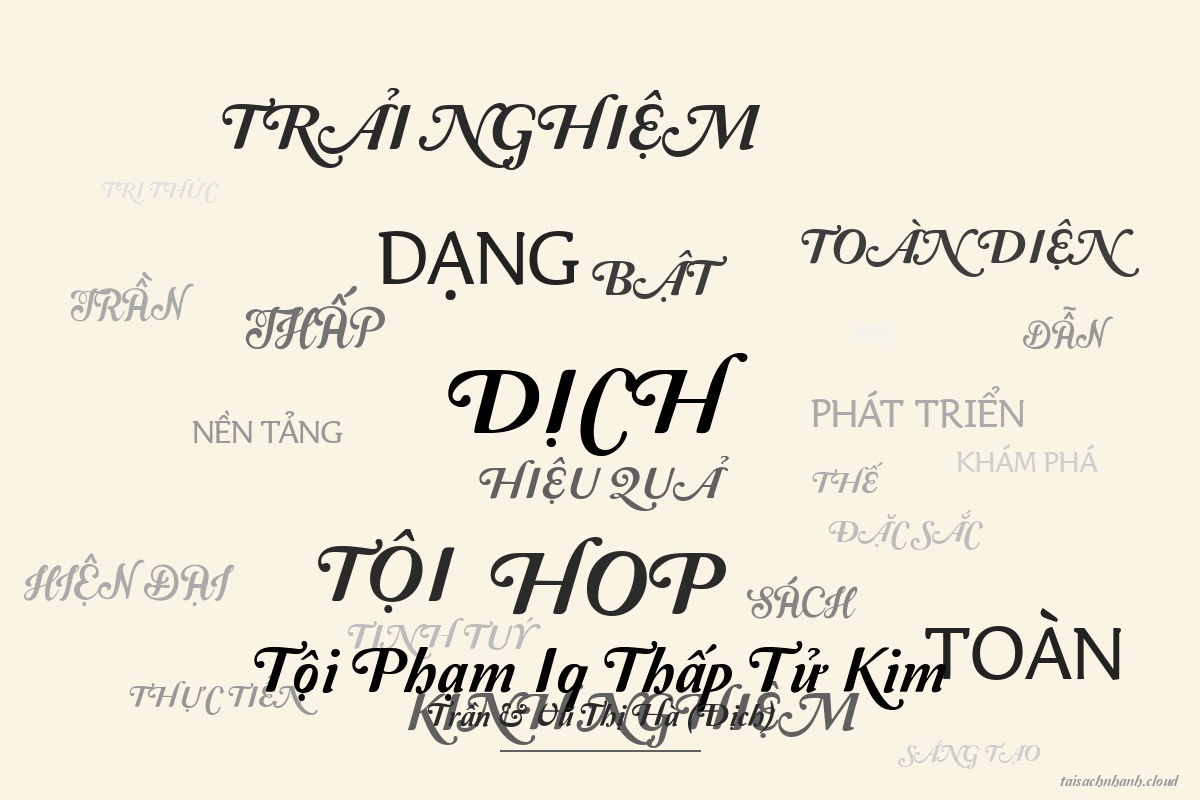 WordArt Tội Phạm Iq Thấp Tử Kim Trần & Vũ Thị Hà (Dịch)