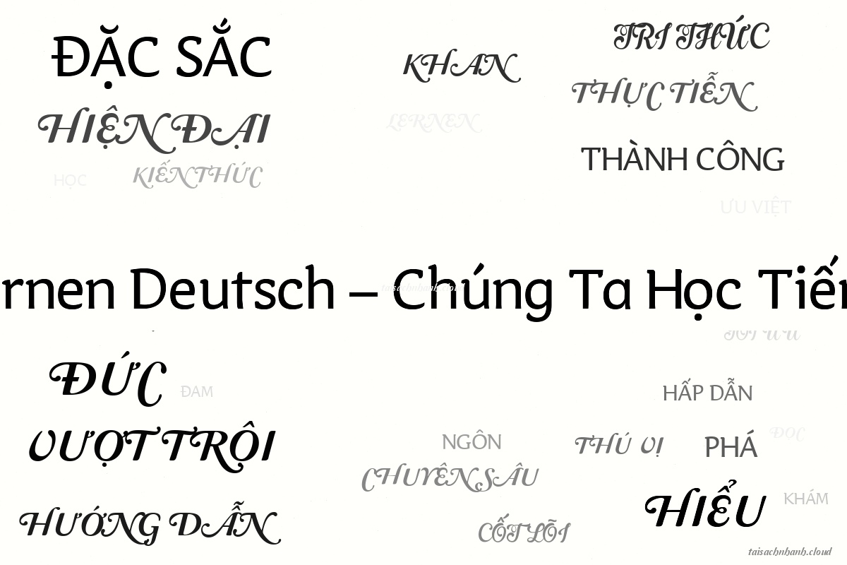 WordArt Wir Lernen Deutsch – Chúng Ta Học Tiếng Đức