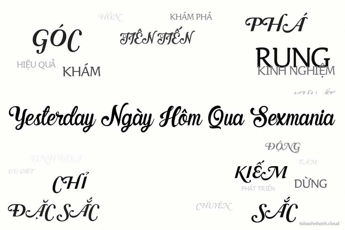 WordArt Yesterday Ngày Hôm Qua Sexmania