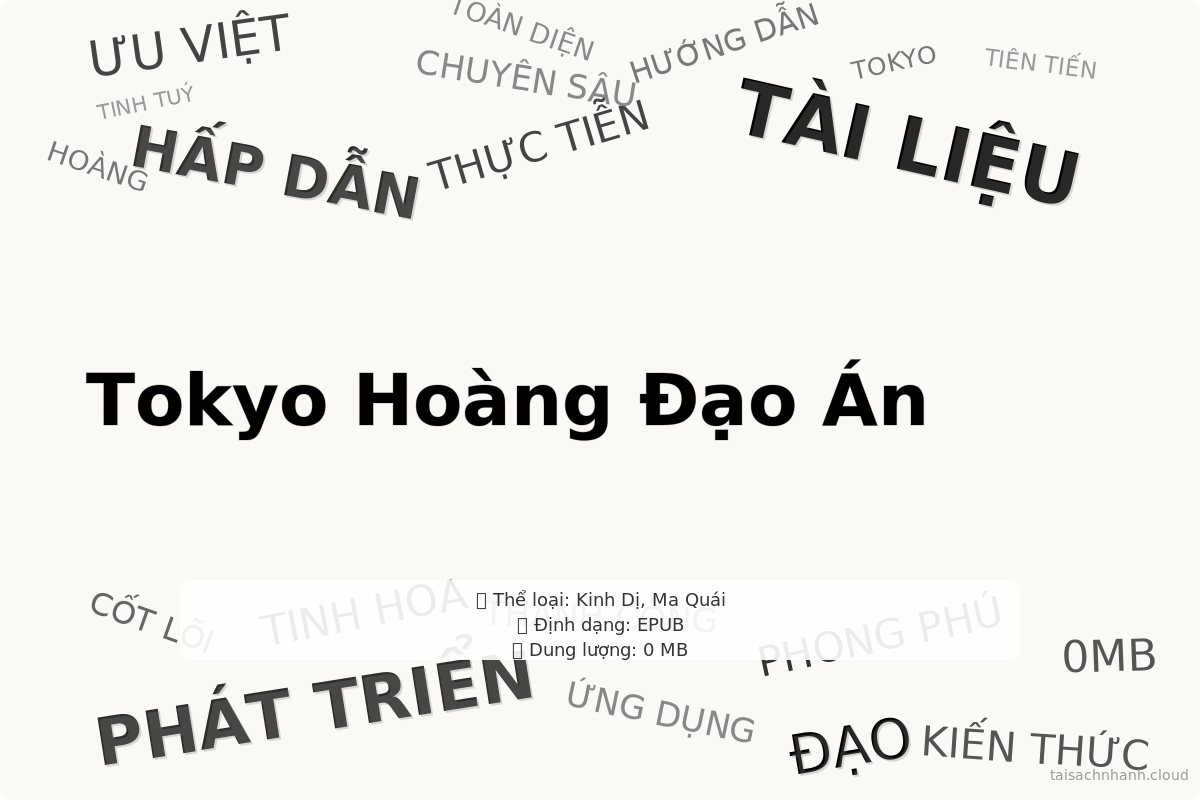 WordArt Tokyo Hoàng Đạo Án - Soji Shimada